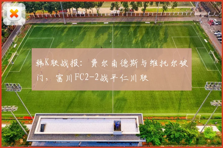 韩K联战报：费尔南德斯与维托尔破门，富川FC2-2战平仁川联
